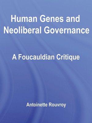 cover image of Human Genes and Neoliberal Governance